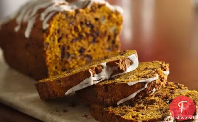 Pane con gocce di cioccolato alla zucca