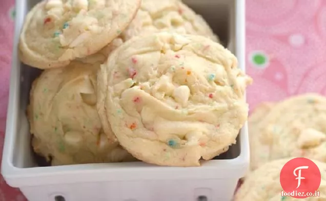 Biscotti con chip di banana-arcobaleno
