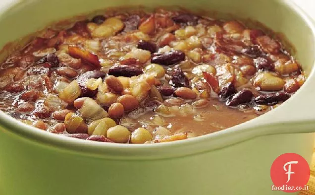 Grande vaso di fagioli