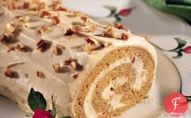Rotolo di pralina di zucca speziata