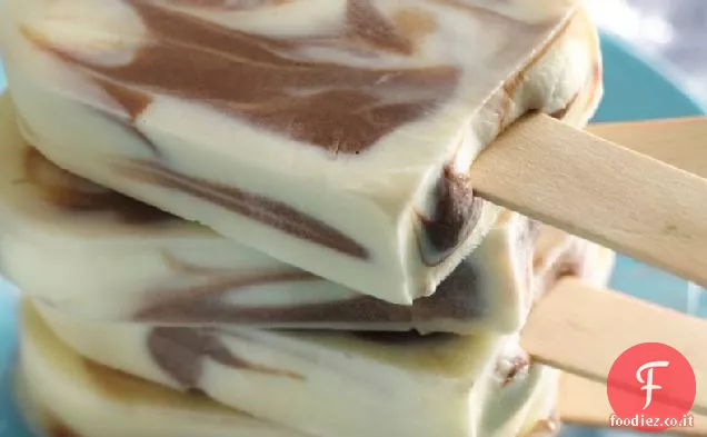 Doppio cioccolato Swirl Pops