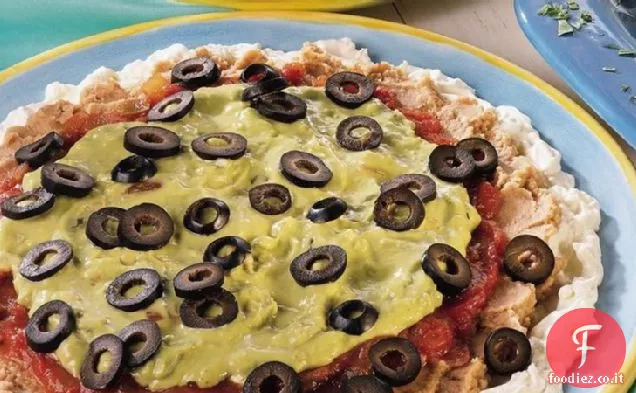 Dip stratificato di guacamolo