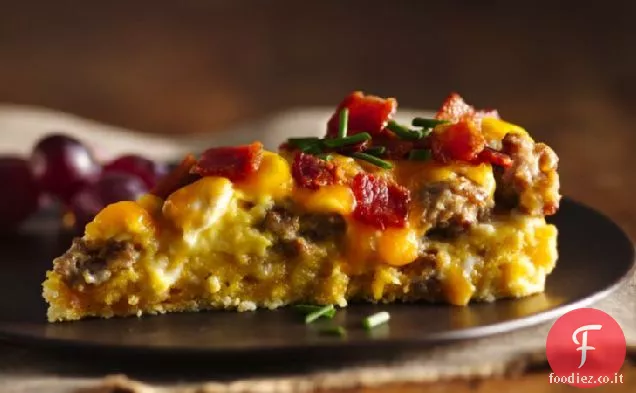 Salsiccia-Pancetta e formaggio Colazione Torte