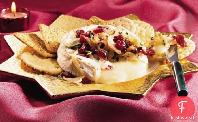 Camembert con Mirtilli cipolle caramellate
