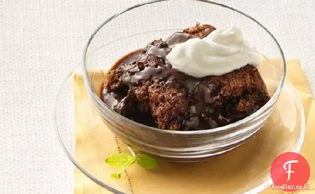 Torta Budino al cioccolato e nocciole