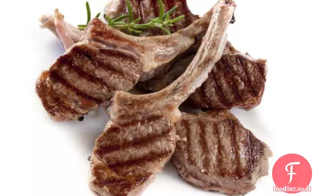 Costolette di agnello al rosmarino alla griglia