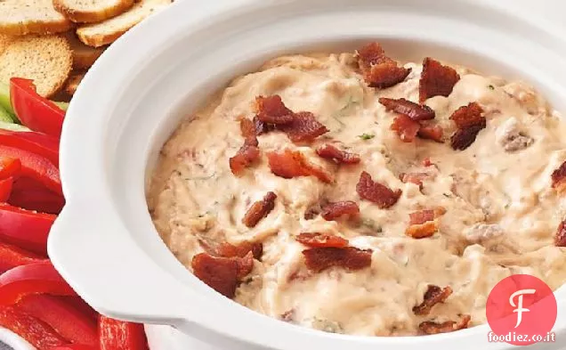 Salsa di cheeseburger con pancetta a cottura lenta