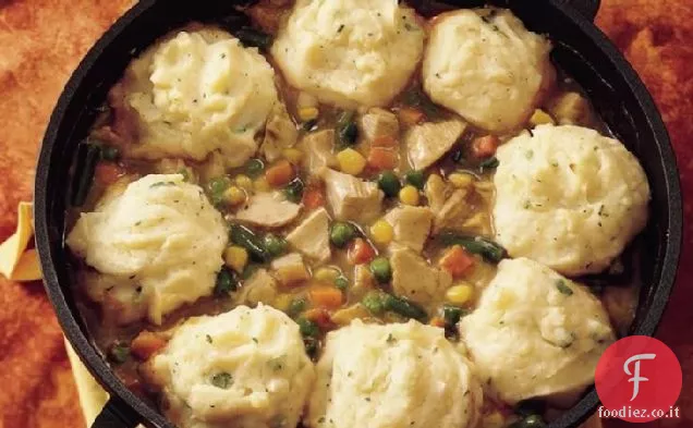 Casa in stile tacchino e patate cuocere