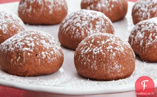 Morsi di biscotto al cioccolato