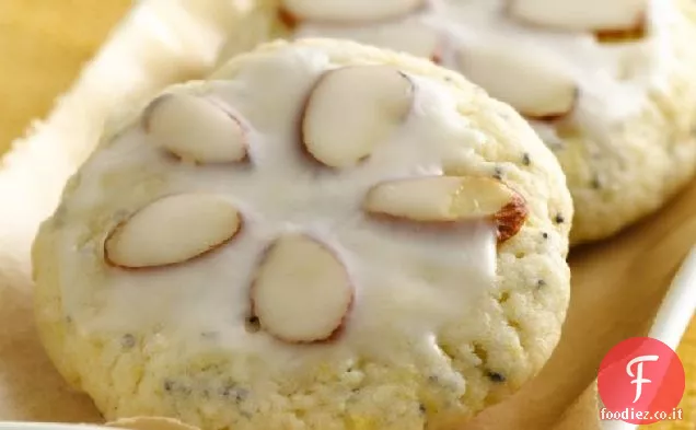 Biscotti al tè di mandorle papavero