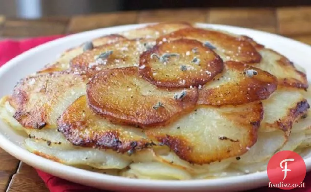 Patate Anna con Mele e Salvia