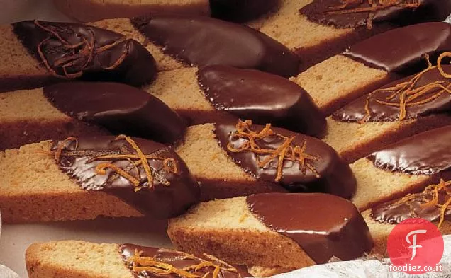 Biscotti arancioni al cioccolato (più leggero )
