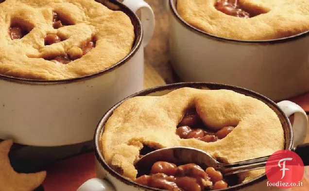 Torta di manzo e fagioli