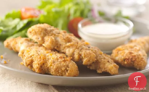 Doppio formaggio pollo dita