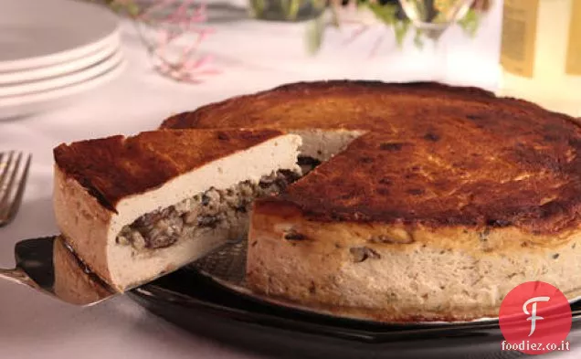 Tofurkey fatto in casa con ripieno di riso integrale