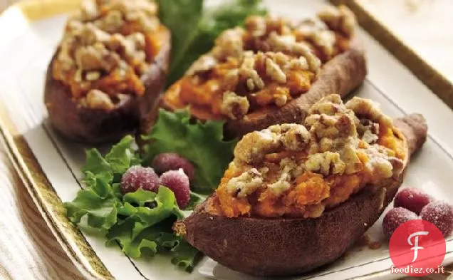 Patate dolci al forno due volte