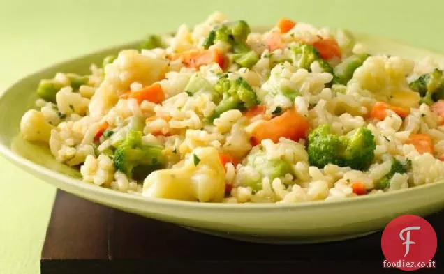 Risotto di verdure al formaggio