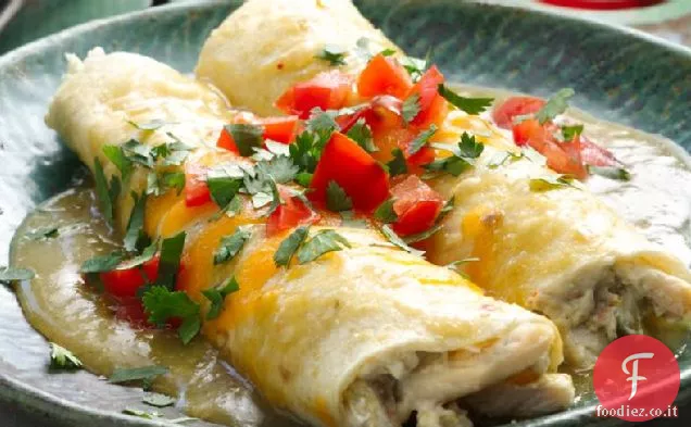 Pollo cremoso & Cile Enchiladas