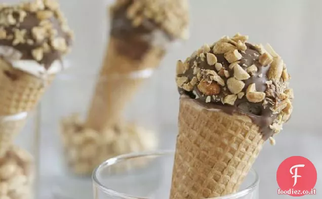 Burro di arachidi Tazza di gelato Coni