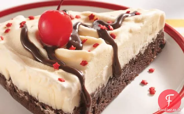 Torta di gelato Brownie