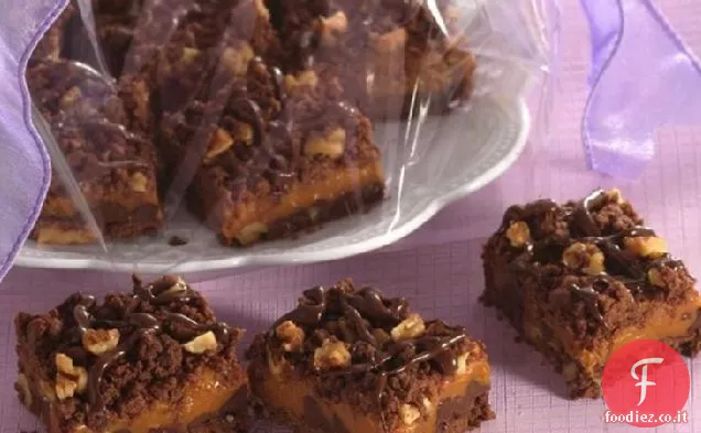 Doppio-Barrette di cioccolato e caramello (quantità di scambio di biscotti)