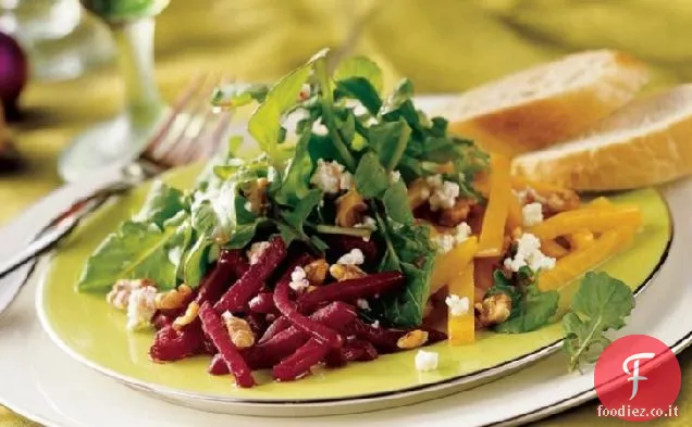 Insalata di barbabietole e rucola