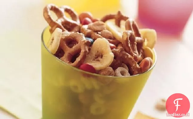 Mix di snack dolce e croccante
