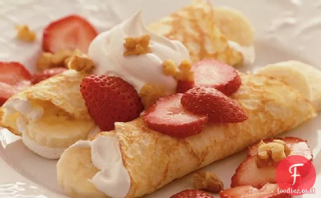 Crepes alla fragola e Banana