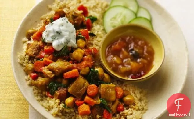 Curry di verdure a cottura lenta con Couscous