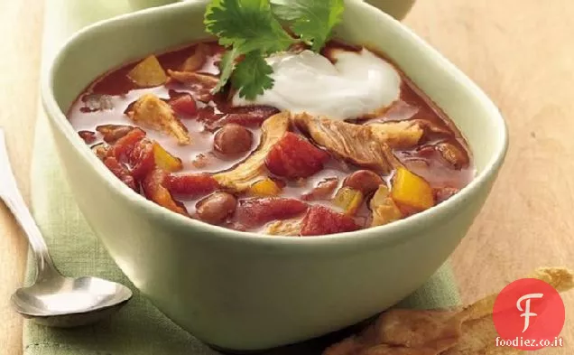 Pollo a cottura lenta Enchilada Chili