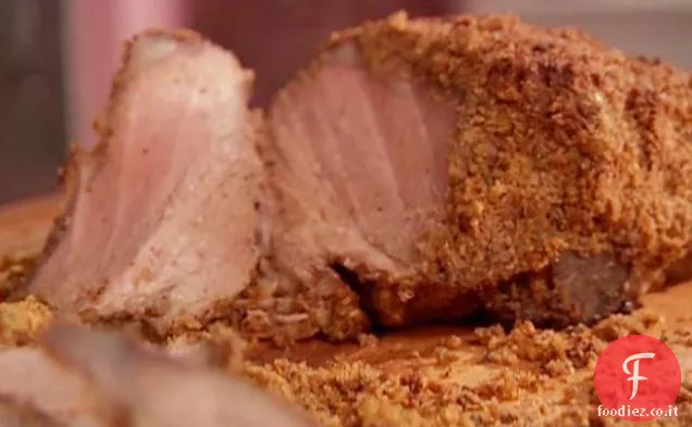 Agnello arrosto di senape e curry