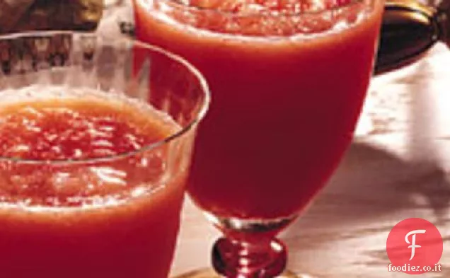 Cocktail di granite di mirtillo-arancia