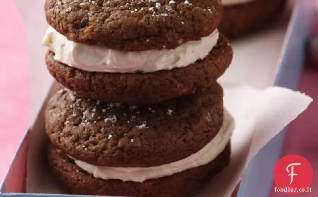 Torte di biscotti al cioccolato e malva