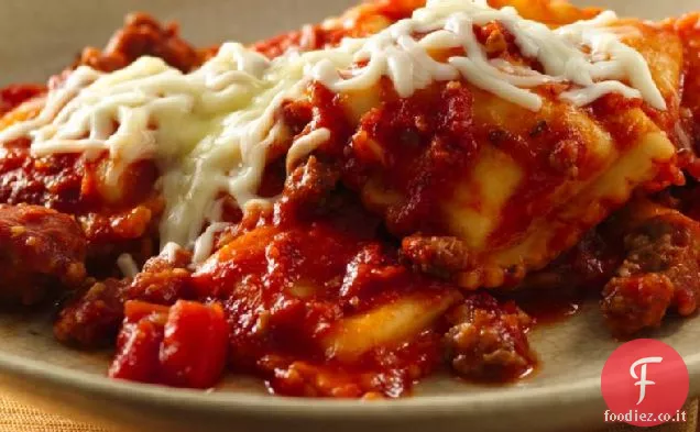 Fare-Avanti Ravioli Salsiccia Lasagna