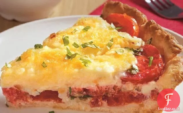 Torta al basilico al pomodoro