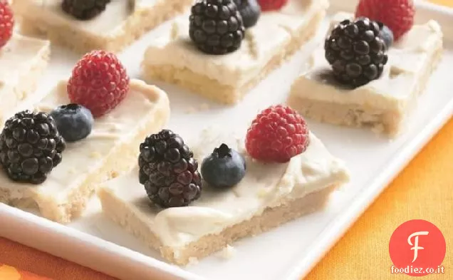 Morsi di dessert di bacche fresche