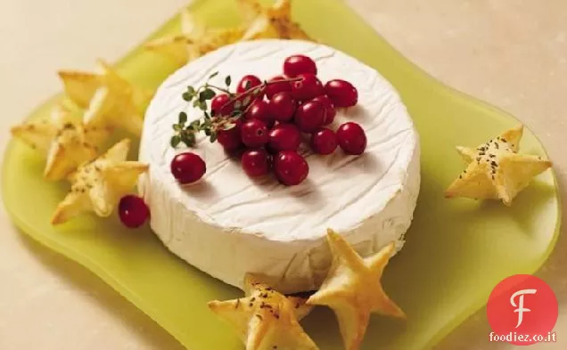 Corona di pasta sfoglia con Brie