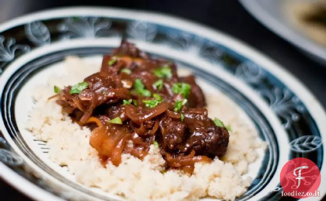 Tagine di Agnello al melograno con Limoni Meyer conservati