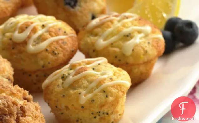 Mini-Muffin al limone e semi di papavero