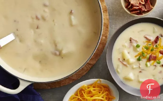 Zuppa di patate caricata