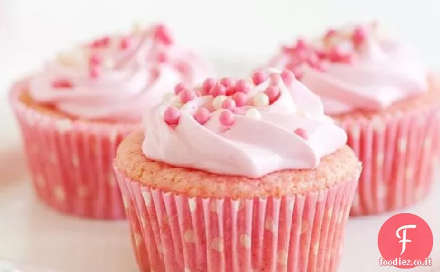 Cupcakes alla limonata rosa