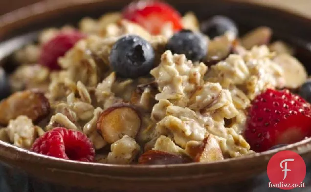 Muesli di farina d'avena a tripla bacca