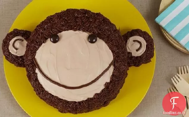 Carino torta scimmia
