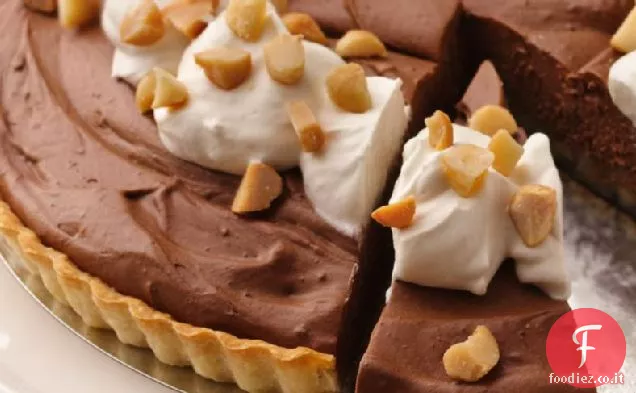 Mousse al cioccolato Crostata di Macadamia