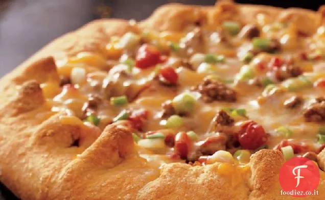 Salsa Pizza con crosta di formaggio