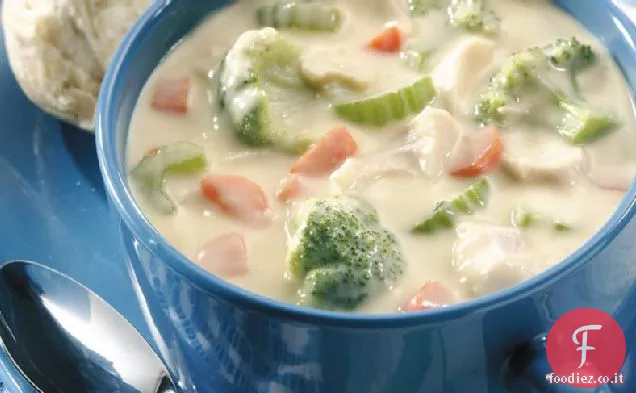 Broccoli-Zuppa di pollo