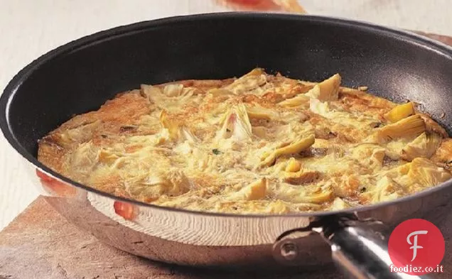 Senza glutine Carciofo Basilico Frittata