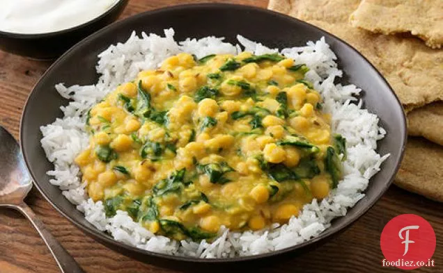 Spinaci facili Dal (Dhal, Dhall)