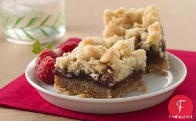 Barrette di Streusel al lampone
