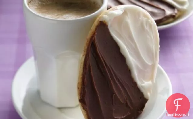 Biscotti in bianco e nero